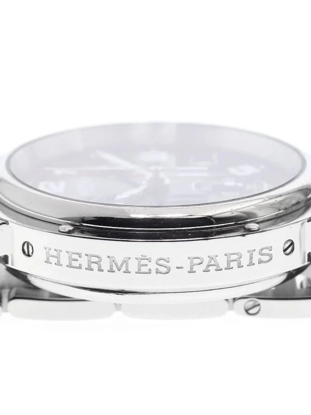HERMES Clipper Chrono CL1.910 Date black Dial Quartz Men's Watch_958094